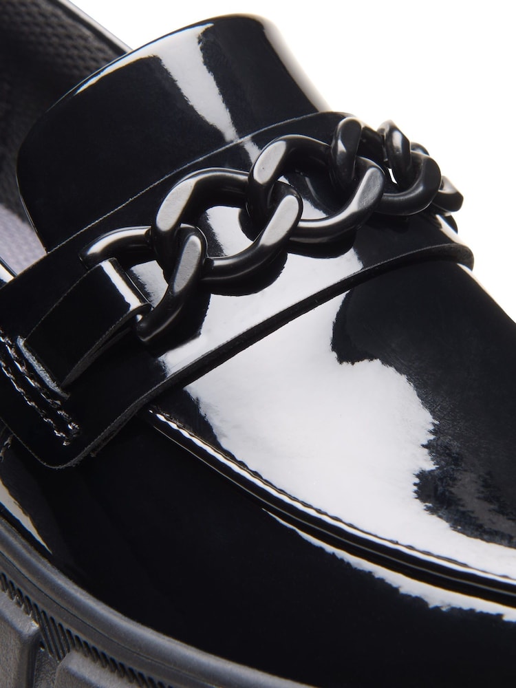 Clarks Black Patent Standard Fit (F) Leather Evyn Walk Shoes - Image 8 of 8