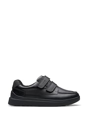 Clarks Black Standard Fit (F) Leather Keelan Flare Shoes - Image 1 of 6