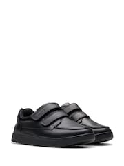 Clarks Black Standard Fit (F) Leather Keelan Flare Shoes - Image 4 of 6