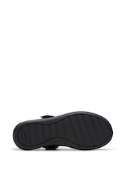 Clarks Black Standard Fit (F) Patent Etch Gem Shoes - Image 7 of 8