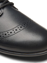 Clarks Leather Older Girls Finja Brogues - Imagen 8 de 8
