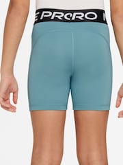 Nike Turquoise 3 Inch Dri-FIT Pro Shorts - Image 2 of 6