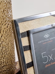 Interiors by Premier Black White Kensington Townhouse Zebra Design Photo Frame - Image 2 of 5