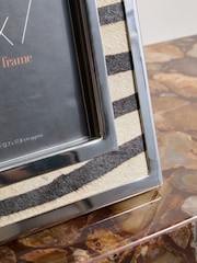 Interiors by Premier Black White Kensington Townhouse Zebra Design Photo Frame - Image 3 of 5