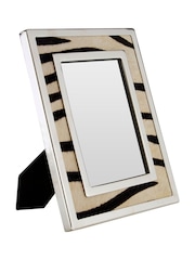 Interiors by Premier Black White Kensington Townhouse Zebra Design Photo Frame - Image 5 of 5
