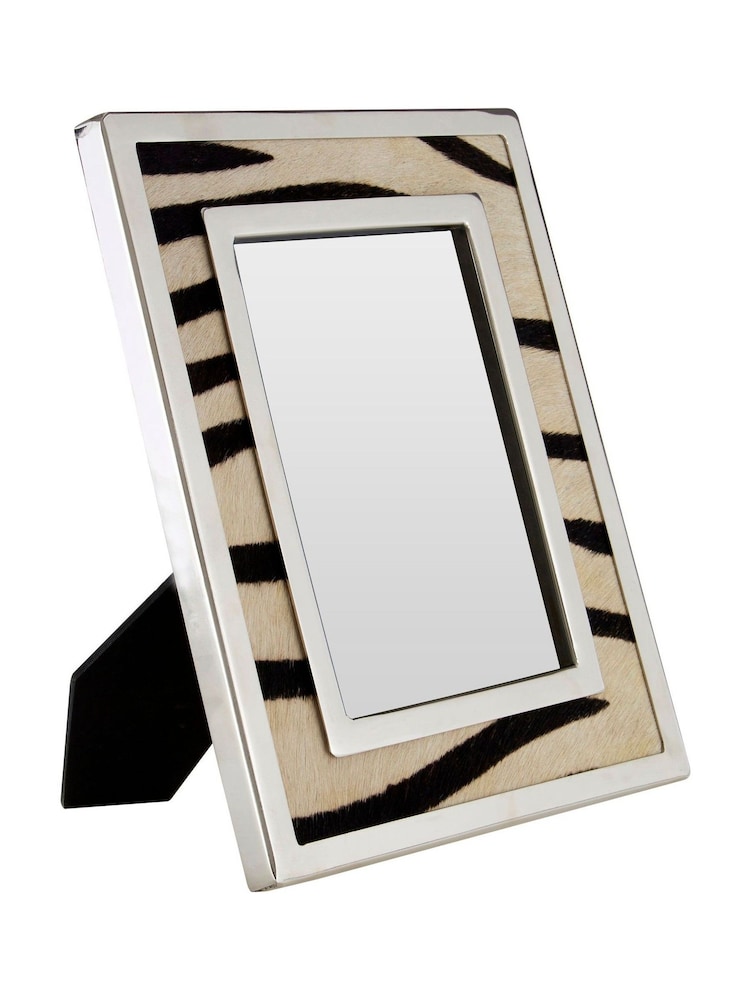 Interiors by Premier Black White Kensington Townhouse Zebra Design Photo Frame - Image 5 of 5