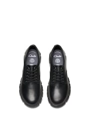 Clarks Black Standard Fit (F) Leather Evyn Lace Shoes - Image 5 of 7