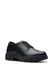 Clarks Black Standard Fit (F) Leather Evyn Lace Shoes - Image 7 of 7
