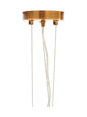 Interiors by Premier Gold Kensington Townhouse 3 Bulb Pendant Light - Image 5 of 6