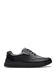 Clarks Black Standard Fit (F) Leather Keelan Flare Shoes - Image 1 of 7
