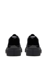 Clarks Black Standard Fit (F) Patent Evyn Lace Shoes - Image 6 of 7
