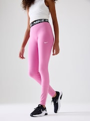 Nike Pink Dri-FIT High Waisted Pro Leggings - Image 1 of 5