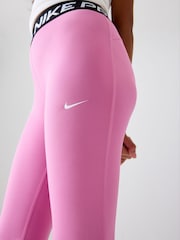 Nike Pink Dri-FIT High Waisted Pro Leggings - Image 3 of 5