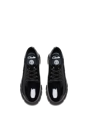 Clarks Black Wide Fit (G) Patent Evyn Lace Shoes - Image 6 of 7