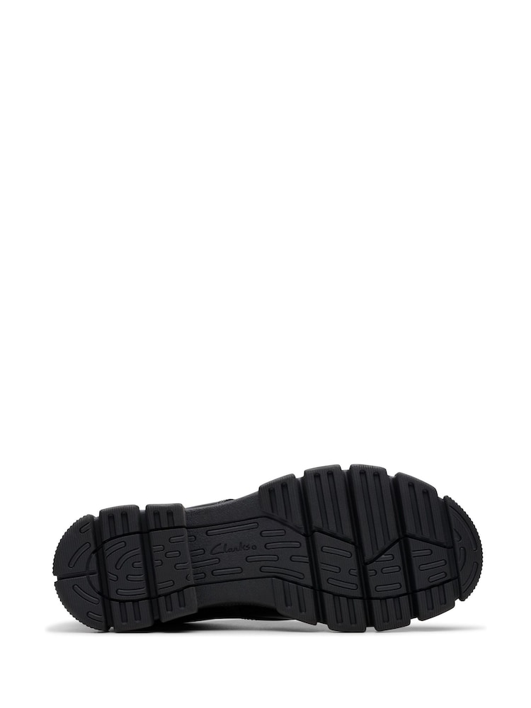 Clarks Black Wide Fit (G) Patent Evyn Lace Shoes - Image 7 of 7