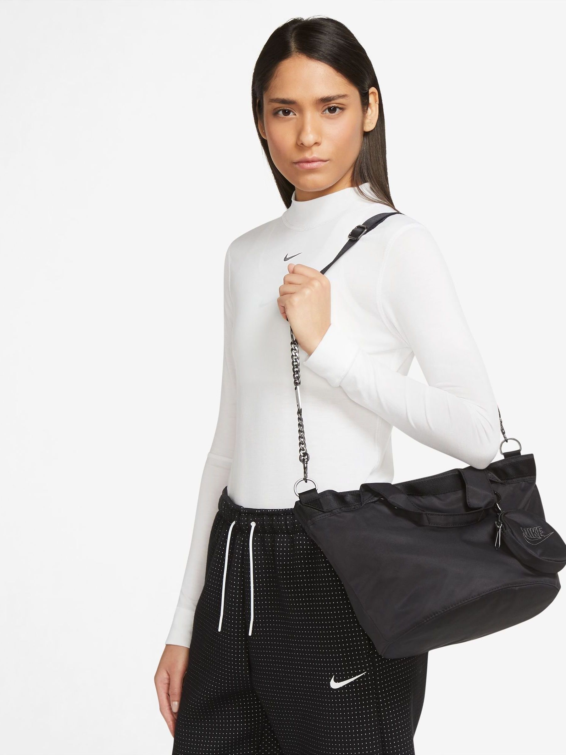 Nike black tote bag new arrivals