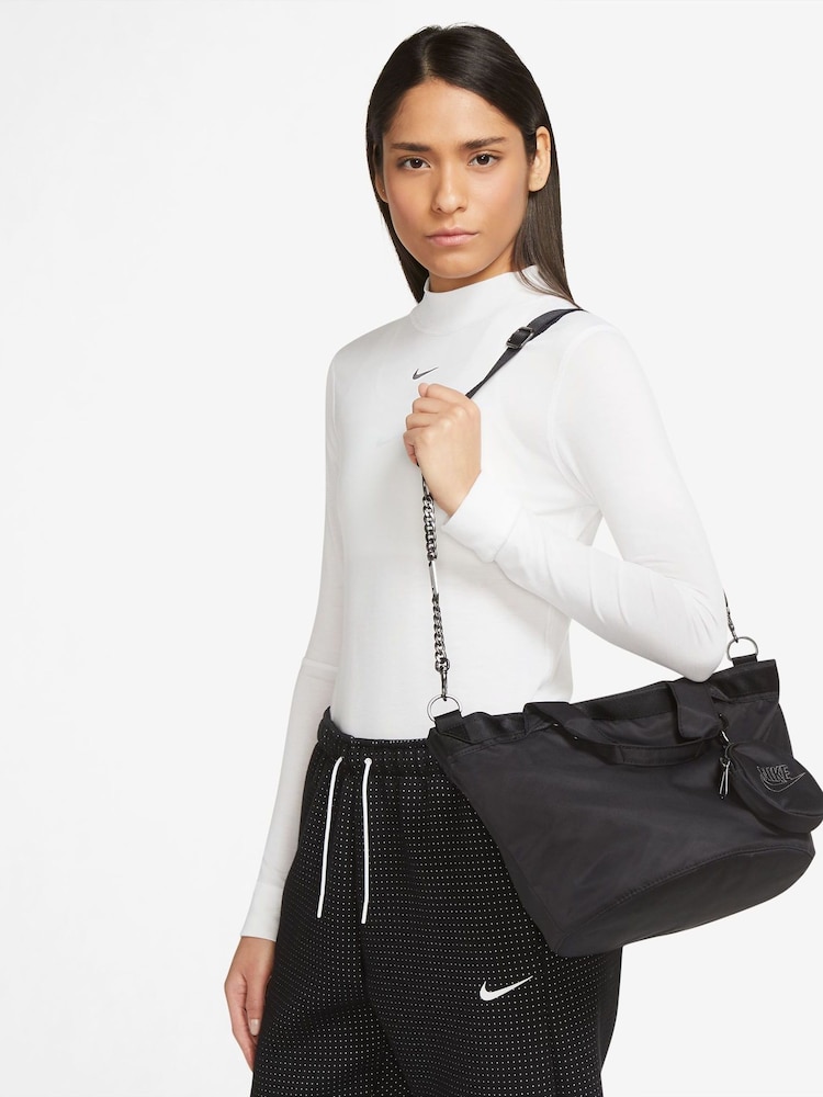 Nike Black Sportswear Futura Luxe Tote Bag (10L) - Image 1 of 9