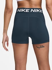 Сине-зеленый - Nike Pro 365 3" Шорты - Image 2 of 4