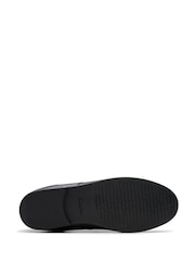 Clarks Black Standard Fit (F) Leather Older Girls Finja Brogues - Image 7 of 8
