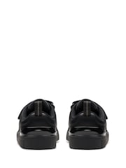 Clarks Black Standard Fit (F) Leather Oslo Flare Shoes - Image 5 of 7