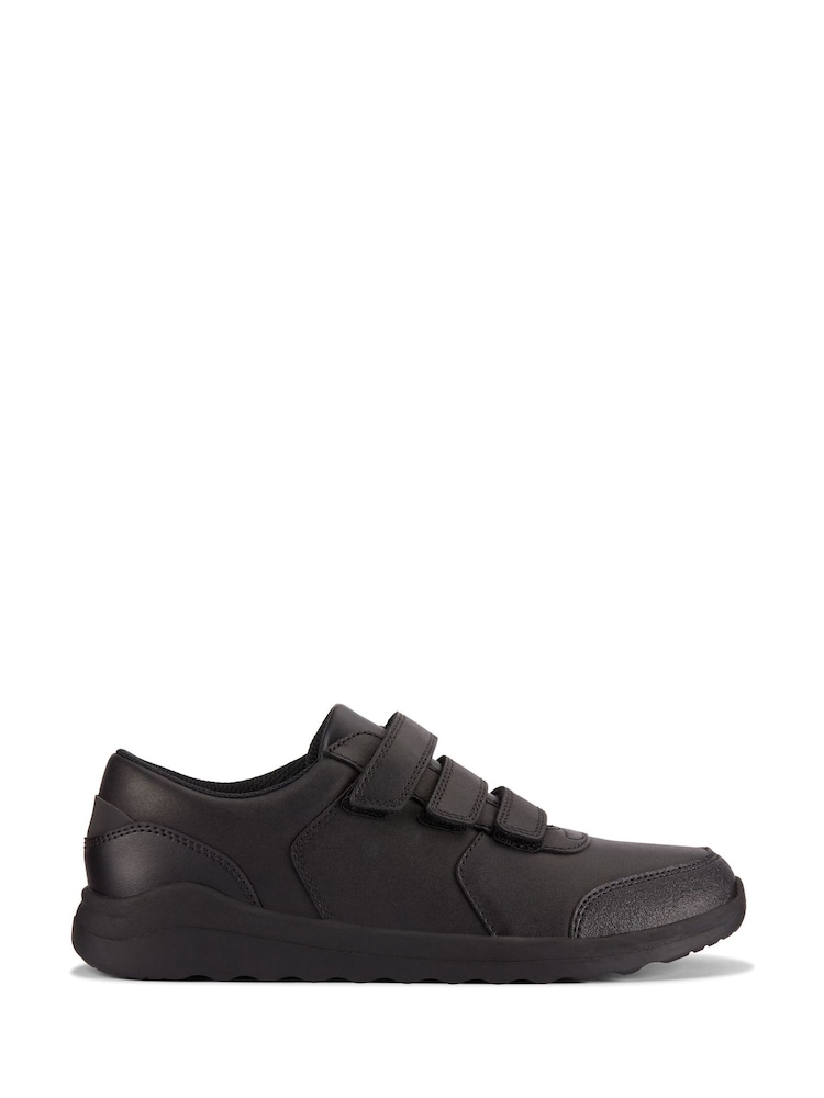 Clarks Black Standard Fit (F) Leather Daze Step 2 Shoes - Image 1 of 7