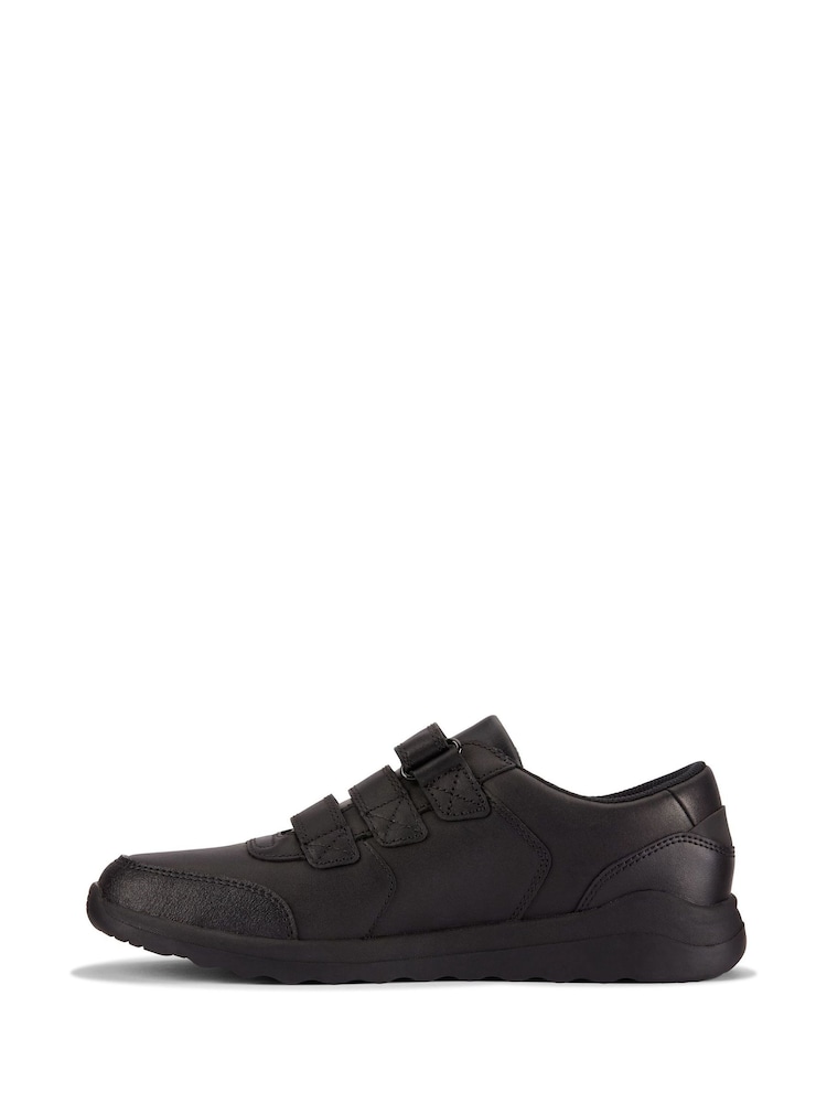 Clarks Black Standard Fit (F) Leather Daze Step 2 Shoes - Image 2 of 7