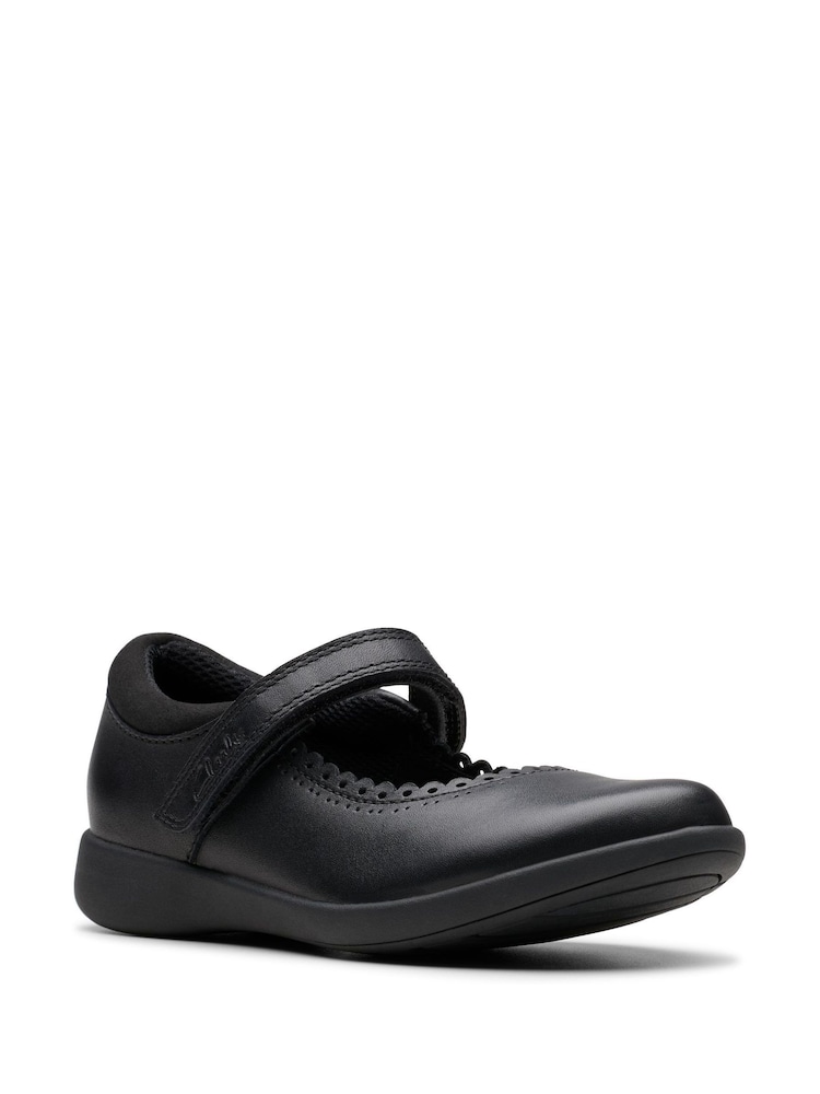 Schwarz - Clarks – Etch Pure – Schuhe für die Schule für jüngere Mädchen - Image 4 of 8