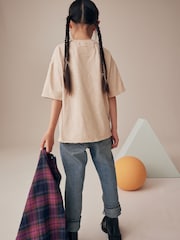 Purple 100% Cotton Check Shirt And T-Shirt Set (3-16yrs) - Image 4 of 10