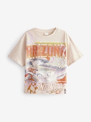 Purple 100% Cotton Check Shirt And T-Shirt Set (3-16yrs) - Image 7 of 10