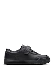 Clarks Black Standard Fit (F) Leather Urban Bright Shoes - Image 1 of 7