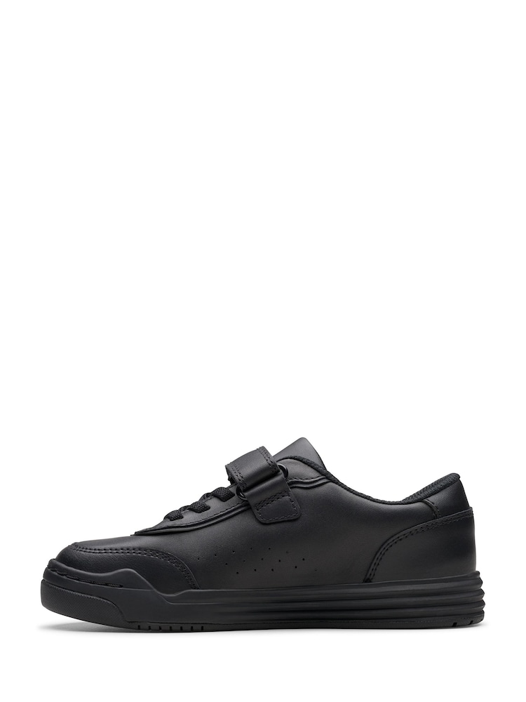 Clarks Black Standard Fit (F) Leather Urban Bright Shoes - Image 2 of 7