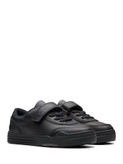 Clarks Black Standard Fit (F) Leather Urban Bright Shoes - Image 3 of 7
