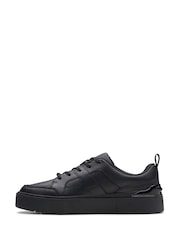 Clarks Black Standard Fit (F) Leather Oslo Flare Shoes - Image 2 of 7
