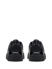 Clarks Black Standard Fit (F) Leather Oslo Flare Shoes - Image 6 of 7