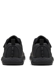 Clarks Black Extra Wide Fit (H) Leather Steggy Pace Shoes - Image 5 of 7