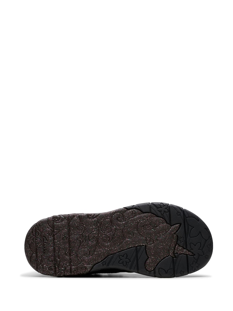 Clarks Black Wide Fit (G) Tidal Flare Shoes - Image 2 of 7