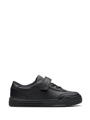 Clarks Black Wide Fit (G) Leather Urban Bright Shoes - Image 1 of 7