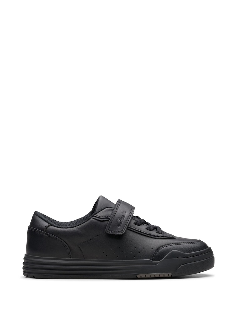 Clarks Black Wide Fit (G) Leather Urban Bright Shoes - Image 1 of 7
