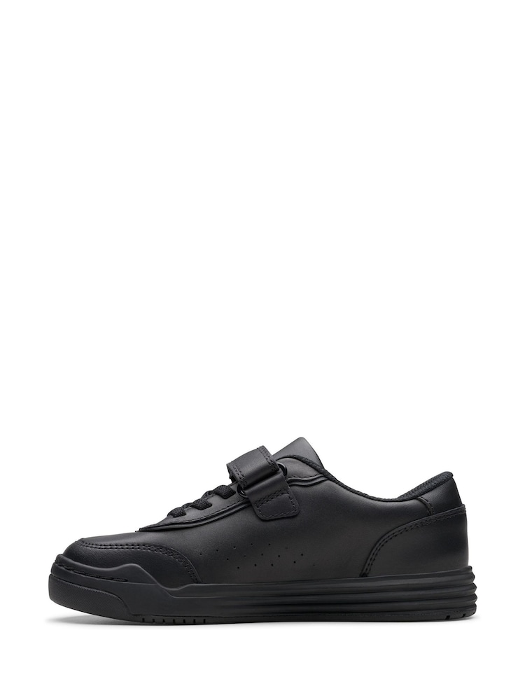 Clarks Black Wide Fit (G) Leather Urban Bright Shoes - Image 2 of 7