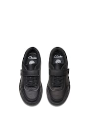 Clarks Black Wide Fit (G) Leather Urban Bright Shoes - Image 6 of 7