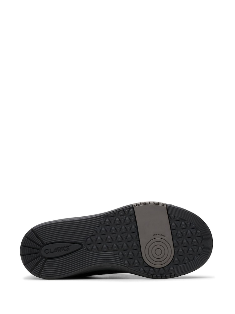 Clarks Black Wide Fit (G) Leather Urban Bright Shoes - Image 7 of 7