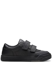 Clarks Black Standard Fit (F) Leather Urban Solo Shoes - Image 1 of 7