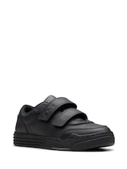 Clarks Black Standard Fit (F) Leather Urban Solo Shoes - Image 4 of 7