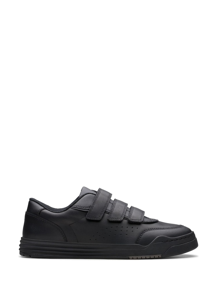 Clarks Black Leather Urban Sky Shoes - Image 1 of 7