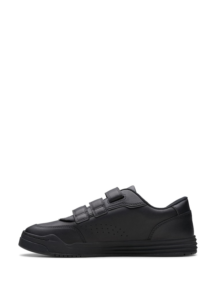 Clarks Black Leather Urban Sky Shoes - Image 2 of 7