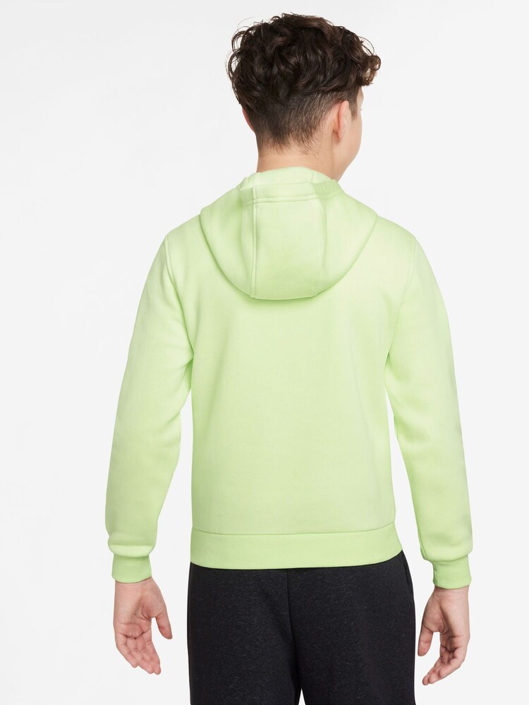 Nike Lime Ice Green Club Fleece Overhead Hoodie - Image 2 of 6
