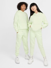 Nike Lime Ice Green Club Fleece Overhead Hoodie - Image 4 of 6