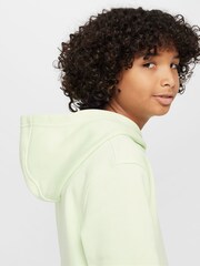 Nike Lime Ice Green Club Fleece Overhead Hoodie - Image 5 of 6