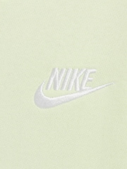 Nike Lime Ice Green Club Fleece Overhead Hoodie - Image 6 of 6