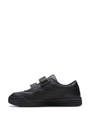 Clarks Black Wide Fit (G) Leather Urban Solo Shoes - Image 2 of 7